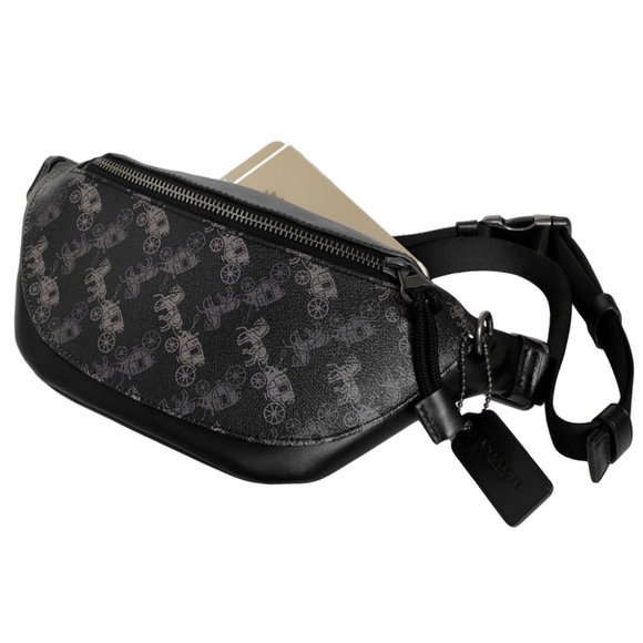 *COACH* WARREN LEATHER (HORSE&CARRIAGE) BELT-BAG - Picture 2 of 5